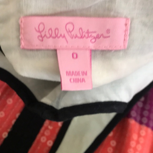 Lilly Pulitzer Lucy Sequin Colorblock Stripe Dress - Picture 3 of 4